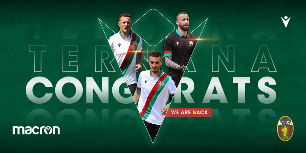 Ternana, le affascinanti maglie celebrative