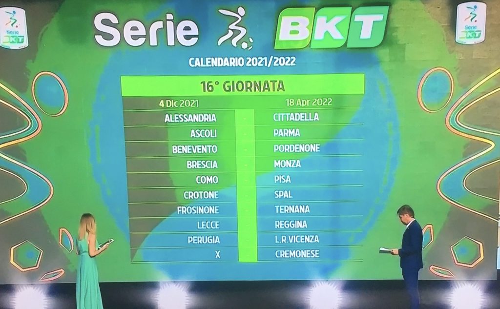 SERIE B, ORA C’E’ IL CALENDARIO