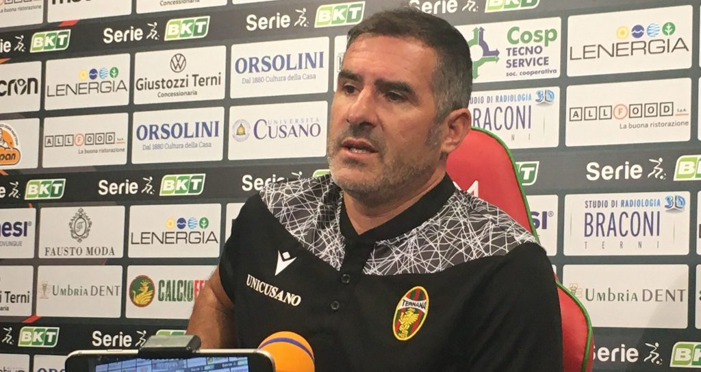 Ternana, Lucarelli:”La classifica non rispecchia il valore del Vicenza”VIDEO