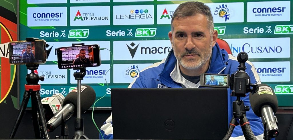 Ternana, Lucarelli ” Favilli e Donnarumma non in grado di disputare 90 minuti”-Video
