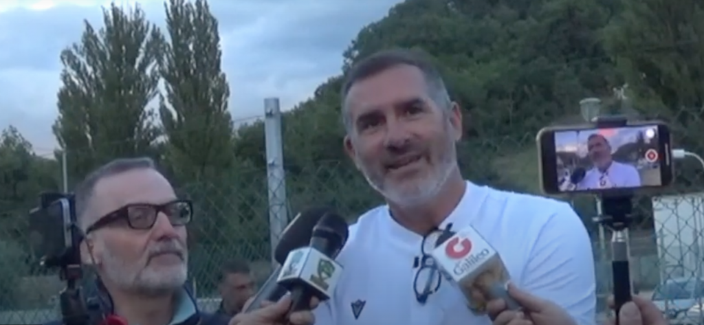 Lucarelli:” Tre settimane di lavoro senza problemi fisici e con un altro spirito rispetto alla stagione passata”- VIDEO-INTERVISTA