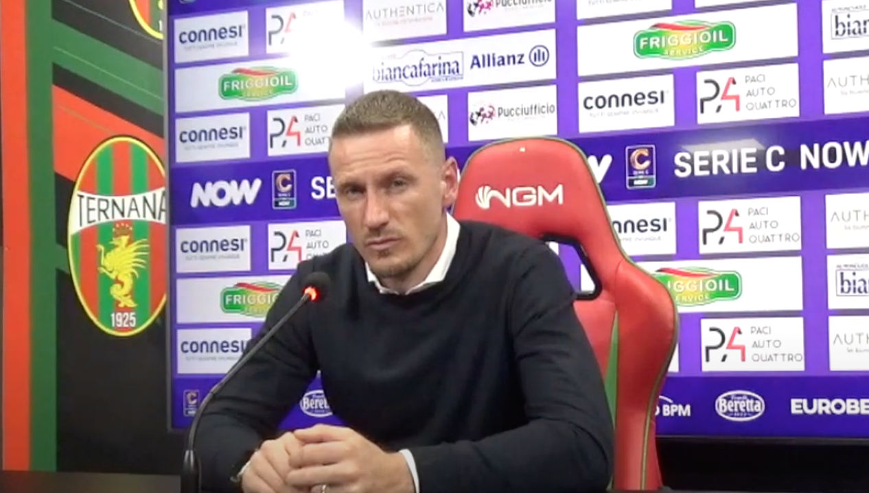 IL POST TERNANA-GUBBIO, ABATE: ” PER RESTARE LASSU’ NON DOBBIAMO ABBASSARE LA GUARDIA-VIDEO