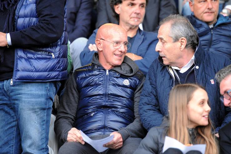 Arrigo Sacchi in tribuna - Foto Lapresse - Ternanatime.com