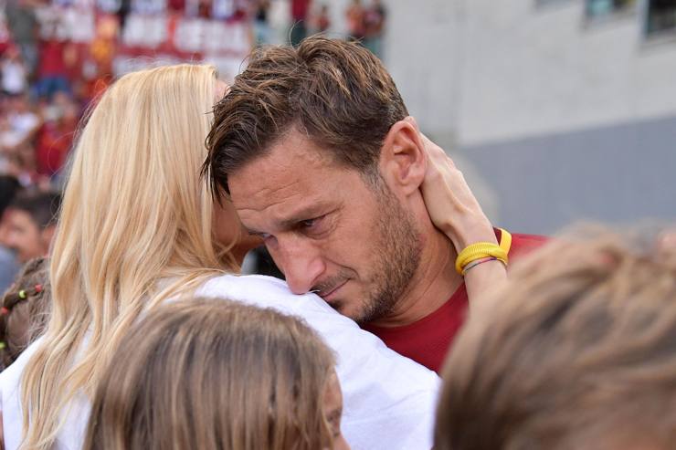 Francesco Totti e Ilary Blasi - Foto Lapresse - Ternanatime.com