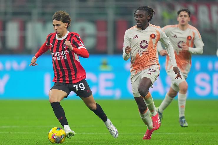 Joao Felix in campo con la maglia del Milan - Foto Lapresse - Ternanatime.com