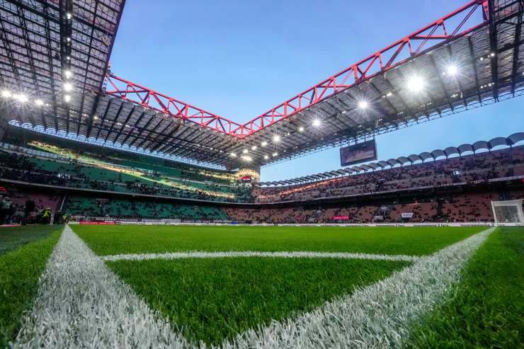 Lo Stadio San Siro prima di una partita dell'Inter - Foto Lapresse - Ternanatime.com