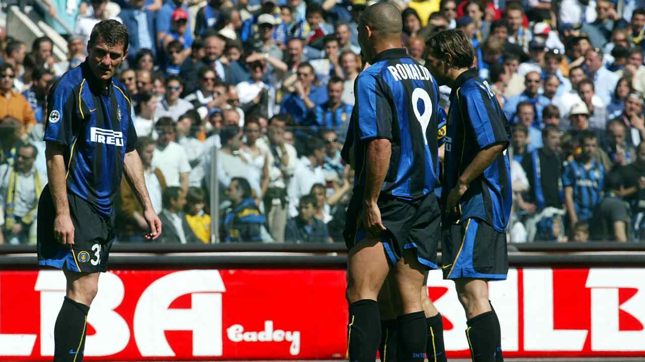 Ronaldo in campo con la maglia dell'Inter - Foto Lapresse - Ternanatime.com