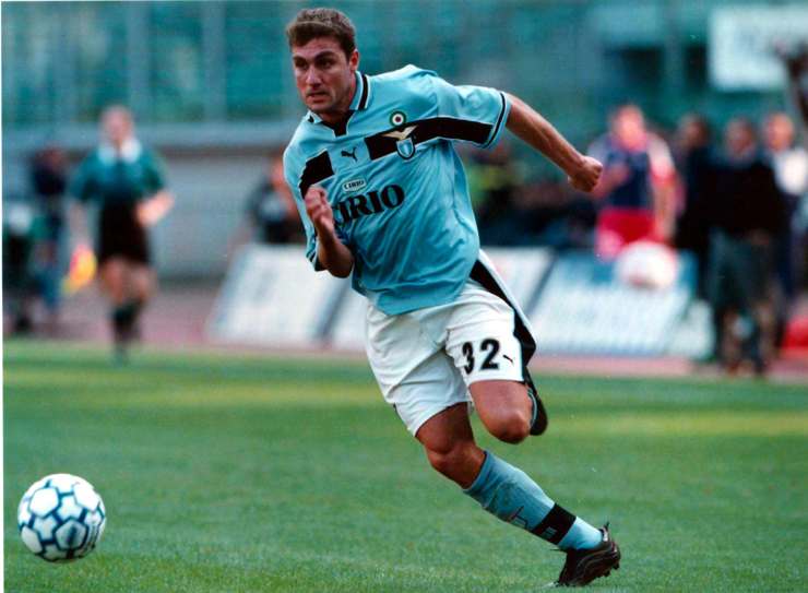 Vieri in campo con la maglia della Lazio - Foto Lapresse - Ternanatime.com