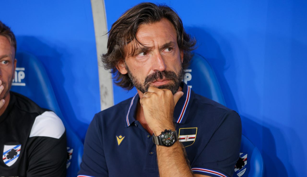 L'ex allenatore di Juve e Samp Andrea Pirlo