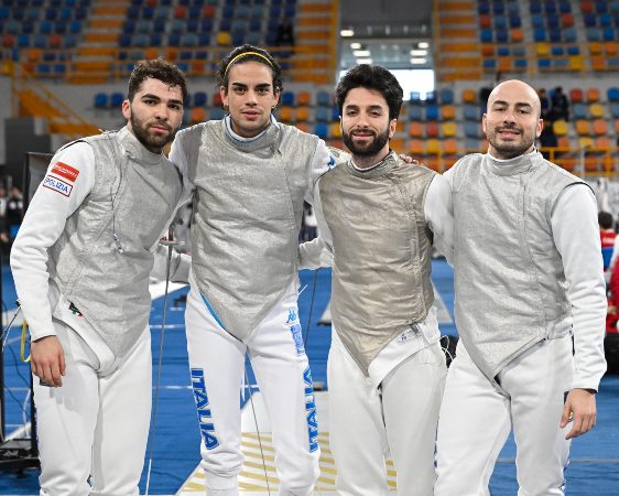 RIECCOLI! GLI AZZURRI VINCONO AL CAIRO NEL FIORETTO A SQUADRE