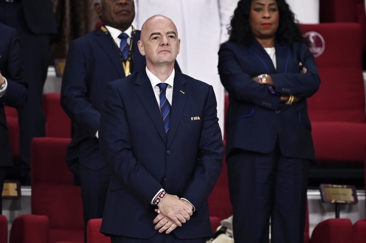 Il presidente della FIFA Gianni Infantino