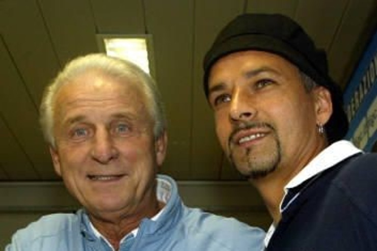 Giovanni Trapattoni e Roberto Baggio - Foto Facebook - Ternanatime.com