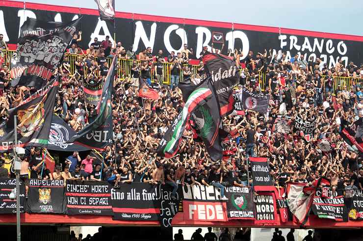 I tifosi del Foggia - Foto Lapresse - Ternanatime.com