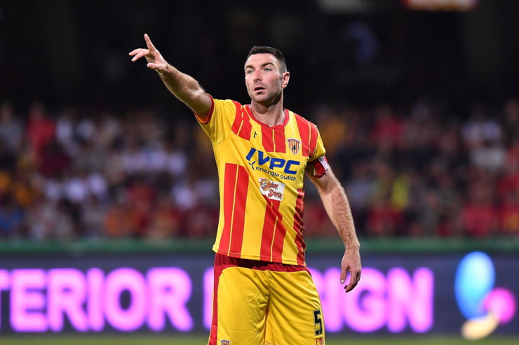 Lucioni in campo con la maglia del Benevento - Foto Lapresse - Ternanatime.com