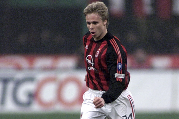 Martin Laursen in campo con la maglia del Milan - Foto Lapresse - Ternanatime.com