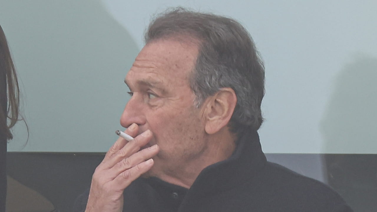 Massimo Cellino in tribuna - Foto Lapresse - Ternanatime.com