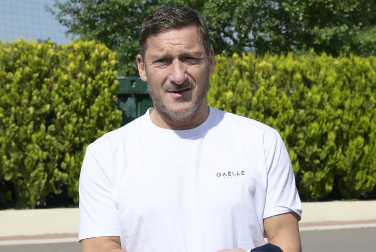 L'ex capitano della Roma Francesco Totti