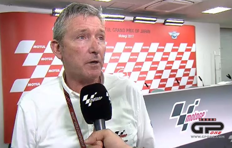 Il direttore delle gare di MotoGP Mike Webb