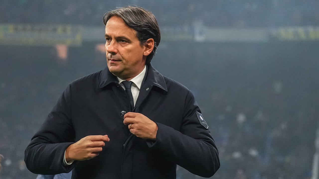 Simone Inzaghi a bordo campo - Foto Lapresse - Ternanatime.com