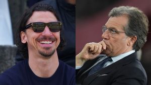 Zlatan Ibrahimovic e Cristiano Giuntoli - Foto Lapresse - Ternanatime.com