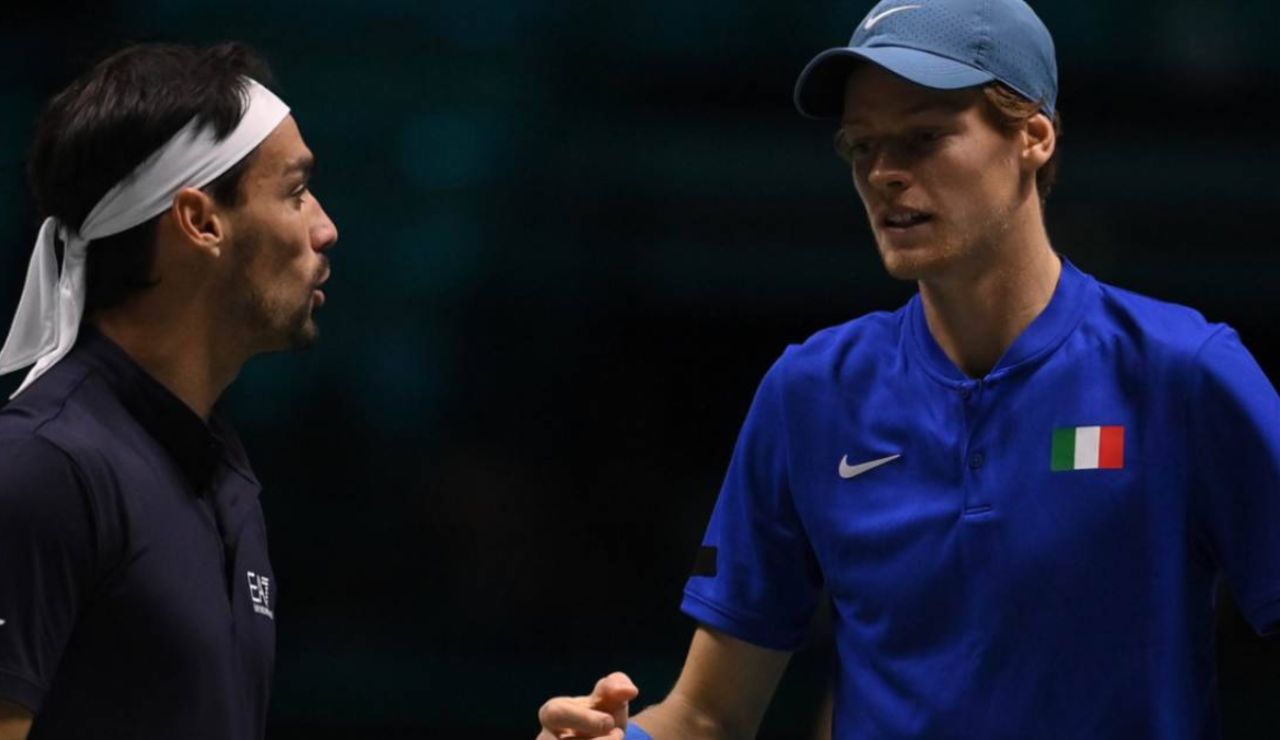 Jannik Sinner e Fabio Fognini